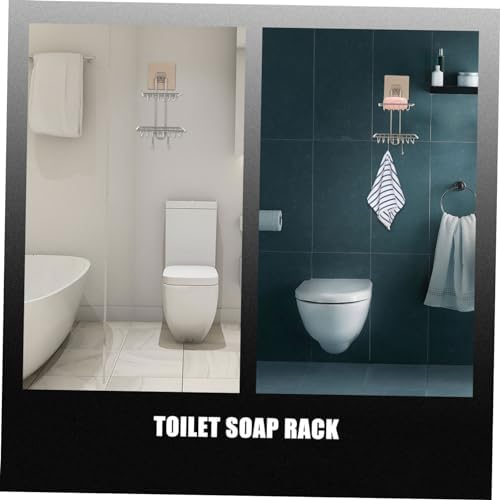 LIFKOME Double-Deck Wall Mount Soap Holder 1