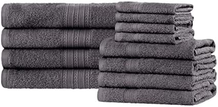 Superior Eco-Friendly Cotton 12-Piece Towel Set