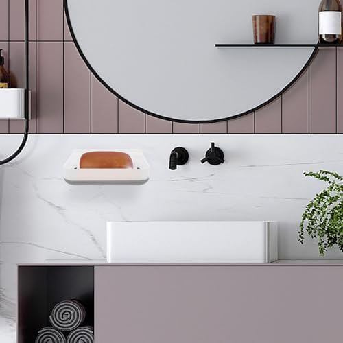 Luxshiny Diatomite Soap Keeper Bathroom Holder