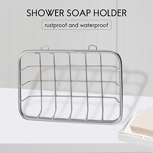 Bloepum Soap Dish with Strong Adhesive for Bathroom and Kitchen Use