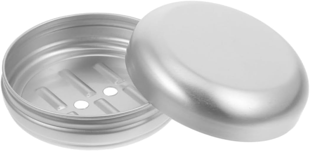 PERSELOSO Travel Aluminum Soap Holder with Drainage 1
