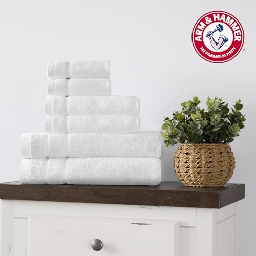Arm Hammer 6-Piece Super Soft Bath Towel Set Khaki