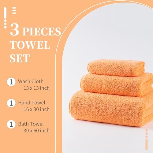 MICROFI New Microfiber Bath Towel Set 3 Piece 1