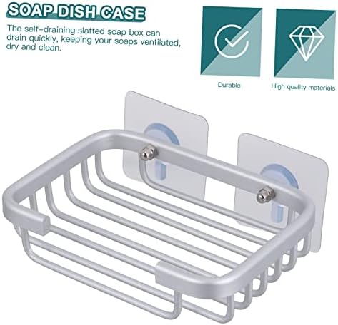 LIFKICH 1Set Wall-Mounted Soap Dish Holder