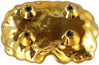 Kopida Gold Silver Soap Dish Holder Self Draining Non-Slip 1