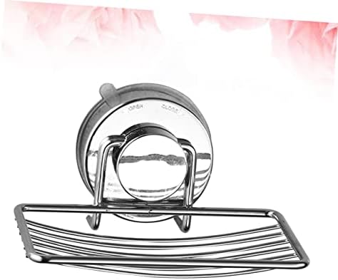 LIFKICH Silver Soap Holder with Hollow Bottom