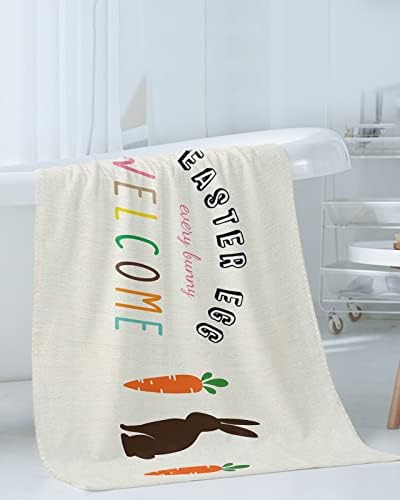 Chees D Zone Easter Bunny Carrot Bath Towel Set