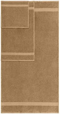 Superior Cotton Towel Set 12 Piece Latte Collection