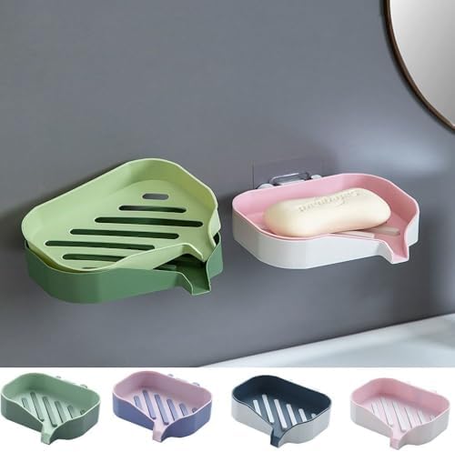 Double Layer Soap Holder with Raised Design