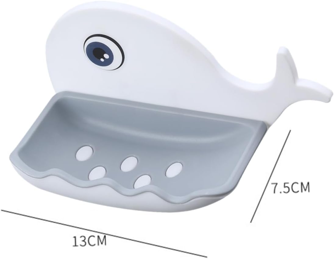 ABOOFAN Whale Shaped Wall Mounted Soap Holder