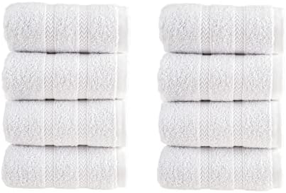 HALLEY Turkish 8 Pack Premium Bath Towels Set