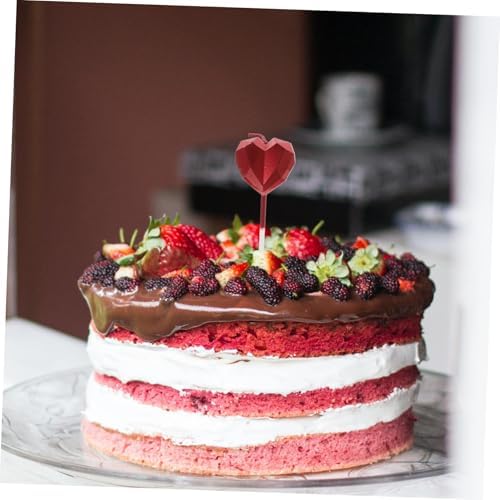 Happyyami 8pcs Unique Heart Birthday Candles