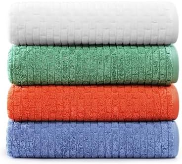 Tommy Hilfiger Brick Texture Orange Towel Set 6 Pack