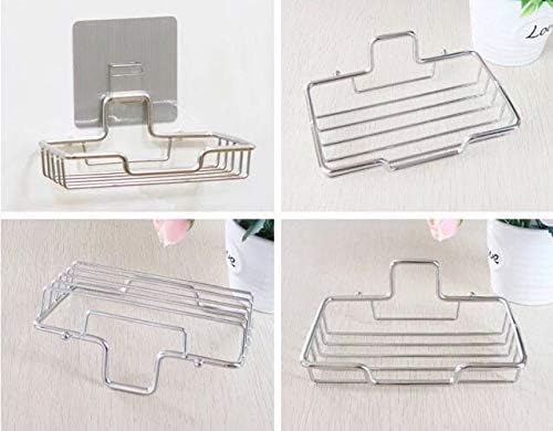 Admeya Adhesive Soap Dish with Powerful Wall Mount