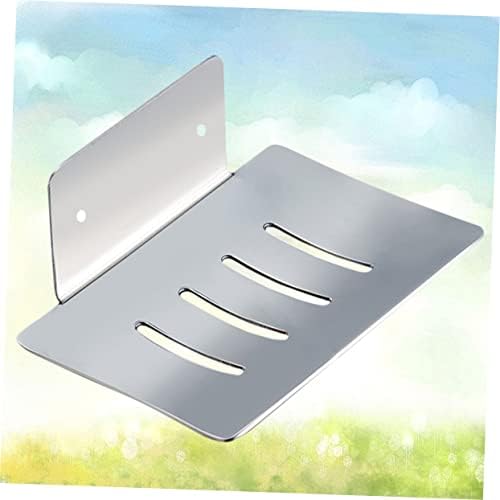HOLIDYOYO Stainless Steel Soap Dish Holder for Bathroom Kitchen