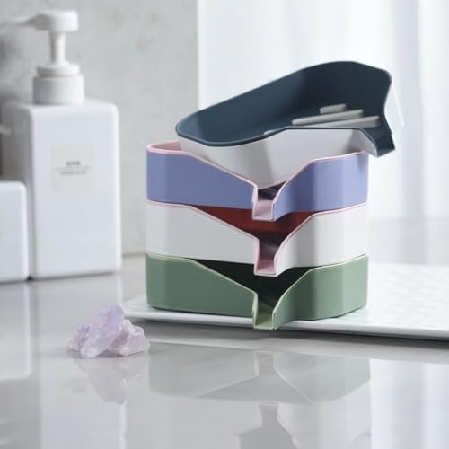 Double Layer Soap Holder with Raised Design
