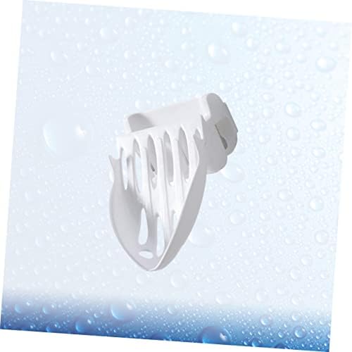 FELTECHELECTR Wall-Mounted Soap Dish Holder White for Tiles Walls Glass