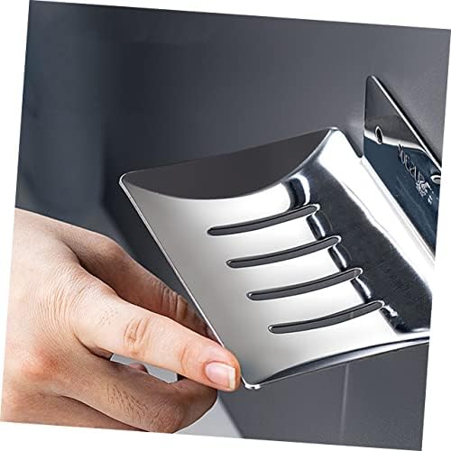 HOOTNEE Wall Mount Soap Holder Stainless Steel Draining Dish