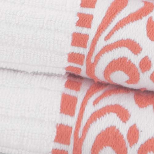 Superior 6-Piece Cotton Towel Set with Greek Pattern