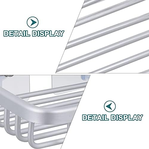 UTHCLO 1set Self-Draining Aluminum Soap Holder