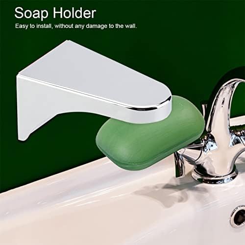 Magnetic Soap Holder Space-Saving ABS Self Adhesive Bathroom Sink Hanger