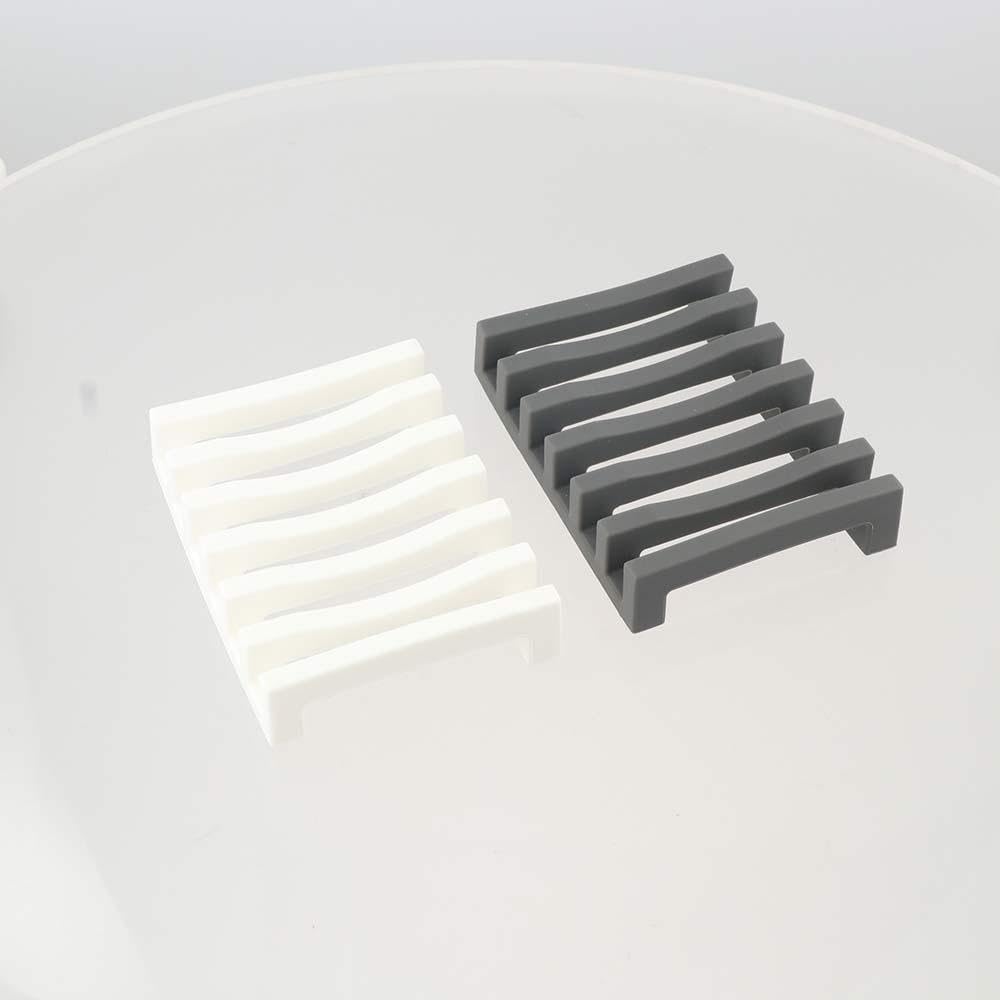 Silicone Soap Dish Holder with Non-Slip Base