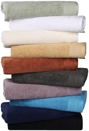 Superior 12-Piece Cotton Towel Set with Waffle Border