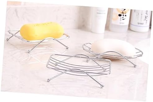 PRETYZOOM Wall-Mounted Soap Dish No Drill Oval Design