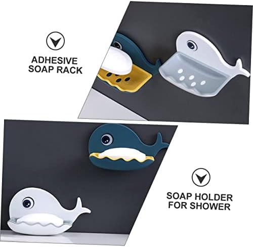 Whale Shaped Wall Mounted Soap Dish Holder 1