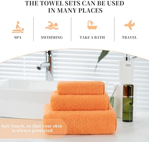 MICROFI New Microfiber Bath Towel Set 3 Piece 1