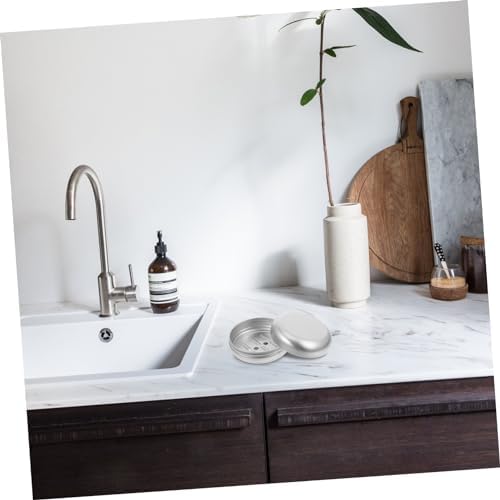 Round Travel Soap Case with Leak-Proof Lid