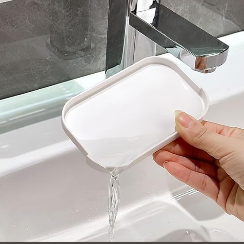 Double Layer Draining Soap Holder Bathroom Kitchen Organizer