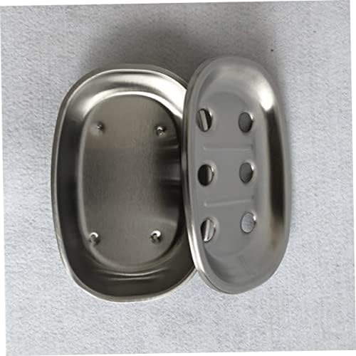 Anneome Stainless Steel Double Layer Soap Dish Holder Drainer