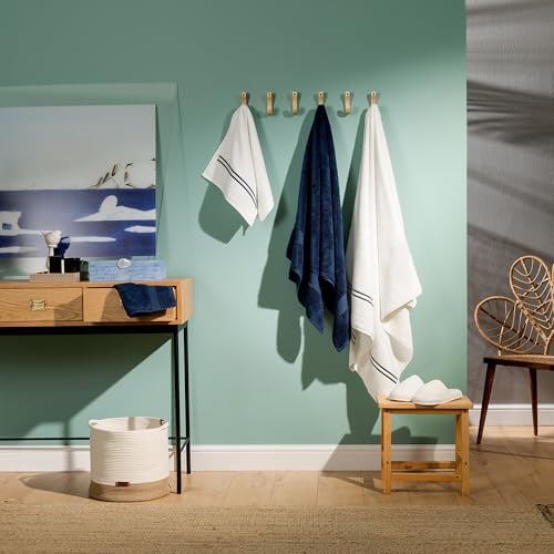 Maisonette Loft Egyptian Cotton Bath Towel Set 4 Pack