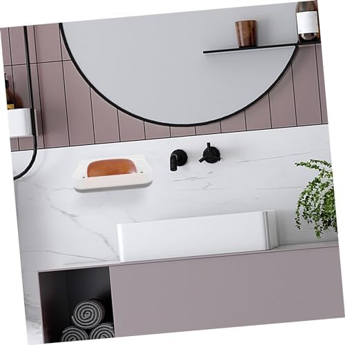 Zerodeko 1 Set Slotted Soap Holder No Drilling Bathroom Organizer 1