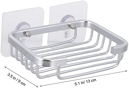COSMEVIVI Bathroom Wall Mount Soap Dish Rustproof Drainage Holder