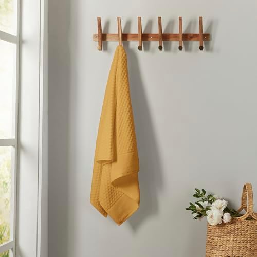 Great Bay Home Yellow Bath Towels 4 Pack - 54x27 Absorbent Towels