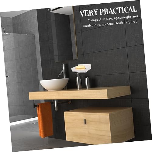 UTHCLO 1Set Absorbent Soap Dish Wall-Mounted Bathroom Organizer