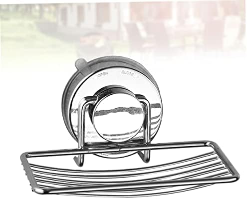 Holibanna Punch-Free Soap Dish Holder with Drain Rack and Suction Cup