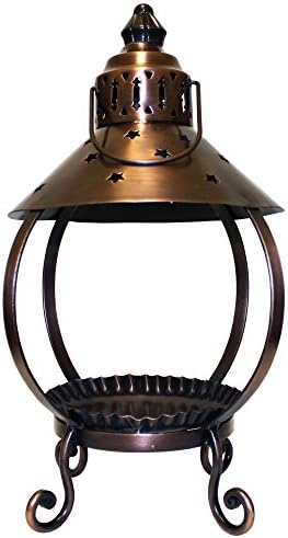 A Cheerful Giver Metal Candle Lantern - 135 Tall Copper Star
