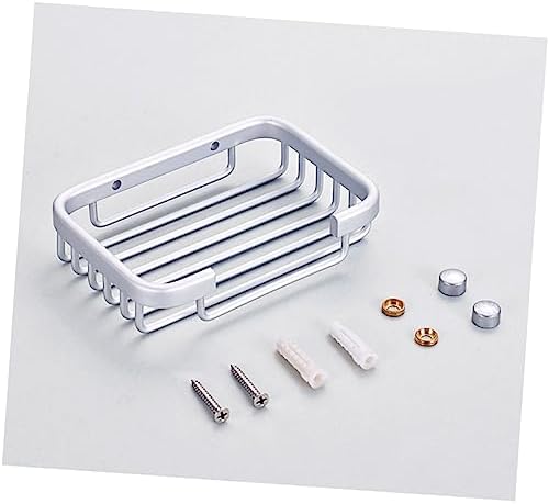 Hoement Wall Mount Soap Holder Modern Aluminum Design