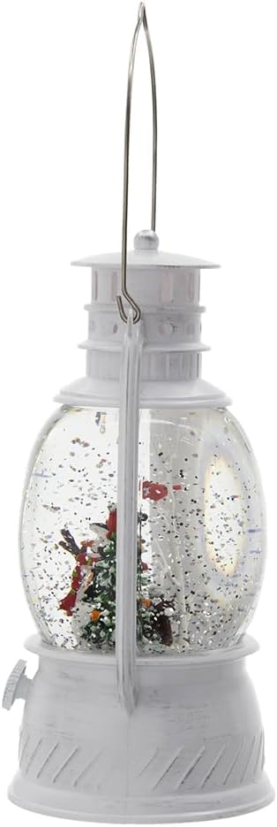 Dyncan Festive LED Christmas Lantern with Snowman Tree 1