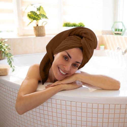 KAHAF Collection Pack of 6 Bath Towels 27 x 54 Inches