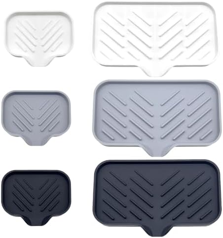 ZMYING Portable Silicone Soap Tray for Bathroom and Travel