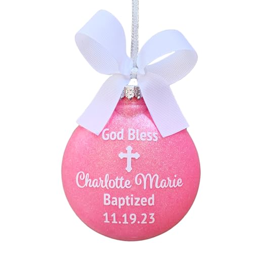 Personalized Baptism Ornament for Boys 2025