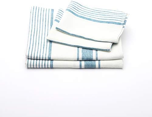 LinenMe 0873401 Tuscany Marine Blue Towel Set 1