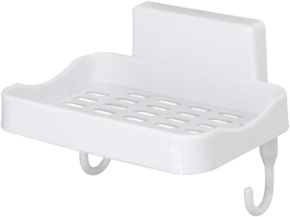 MAGICLULU Wall Mount Soap Dish Holder Suction Cup No Drilling