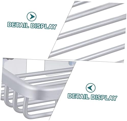 Yardenfun Self Draining Aluminum Soap Dish Holder for Bathroom