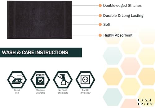 Dewall Maisons 4-Piece Dark Red Bath Towel Set