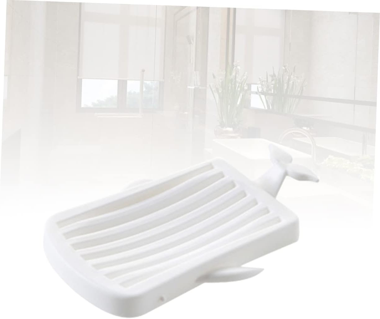 SHOWERORO Leaf Design Double Layer Soap Dish